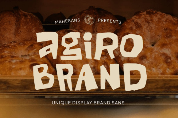 Agiro Brand: The Display Typeface That Elevates Campaign Visuals