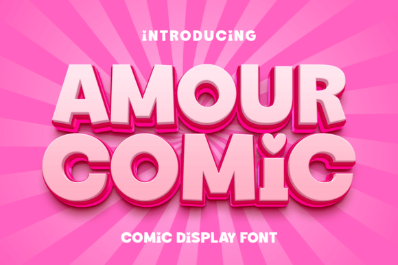 Amour Comic: The Display Typeface That Elevates Love Campaigns