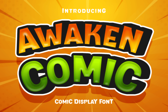 Awaken Comic: The Playful Typeface That Transforms Your Brand