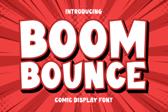 Boom Bounce: The Vibrant Typeface for Bold Small Business Branding