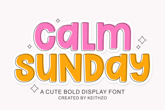 Calm Sunday: The Perfect Display Font for Your Brand Identity