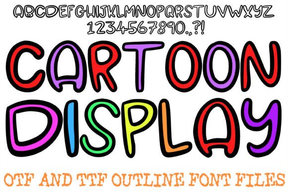 Cartoon Display: A Bold Typeface for High-Energy Branding