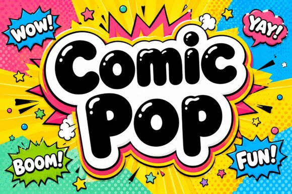 Comic Pop: The High-Octane Display Font for Bold Web Layouts