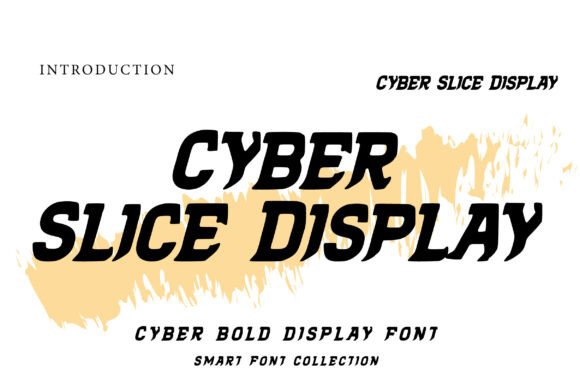 Cyber Slice Display: The Futuristic Typeface for High-Impact Marketing