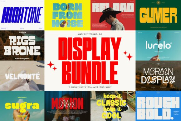 Display Bundle: The Premium Typeface for Editorial Design