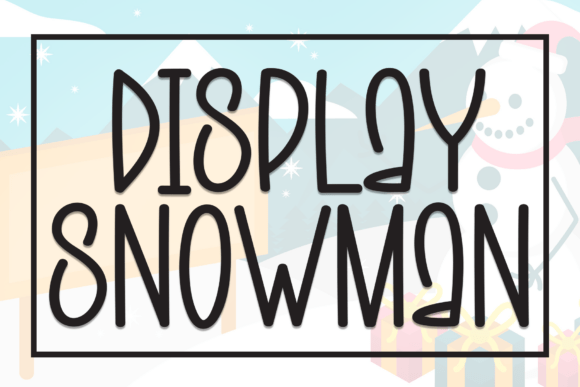 Display Snowman: The Handcrafted Typeface for Authentic Branding