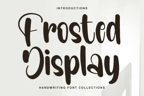 Frosted Display: A Bold Typeface for Editorial Impact