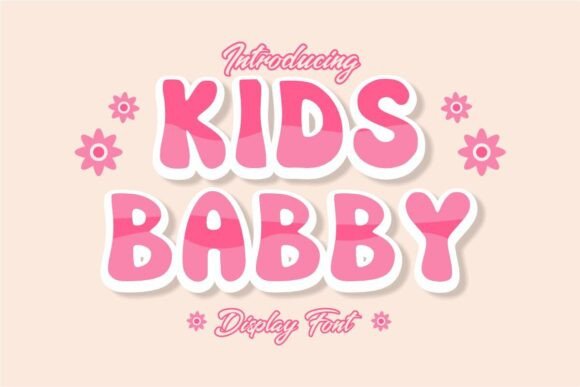 Kids Babby: The Playful Display Font for Vibrant Web Design