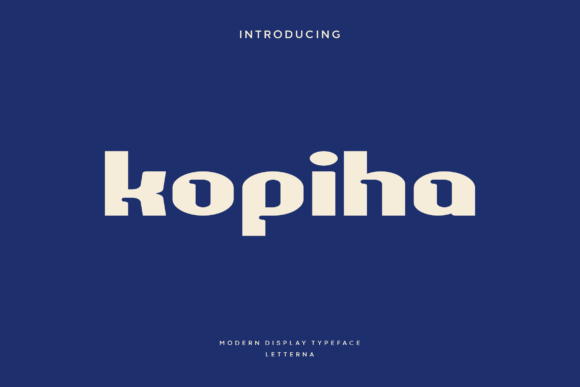 Kopiha: The Perfect Typeface for Elevating Your Brand Identity