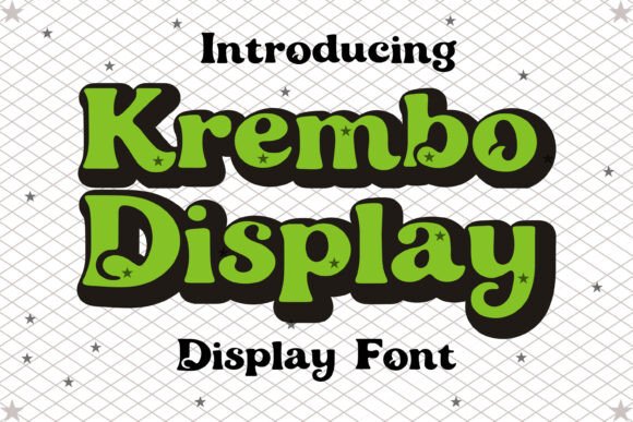 Krembo Display: A Joyful Typeface for Editorial Design