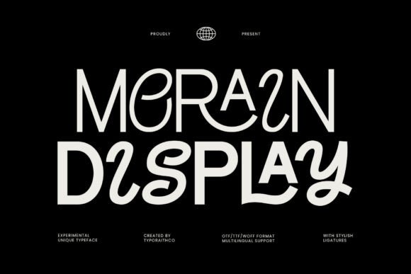 Morain Display: A Modern Typeface for Bold Editorial Design