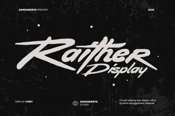 Raither Display: The Bold Typeface for Scroll-Stopping Campaigns