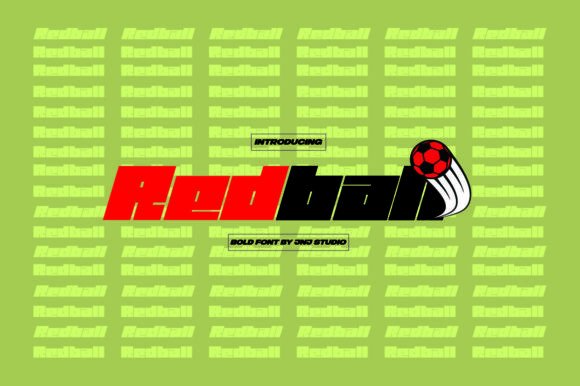 Redball: The Bold Display Font for Handmade Creators