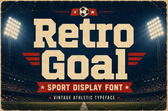 Retro Goal: The Vintage Typeface for Authentic Editorial Design