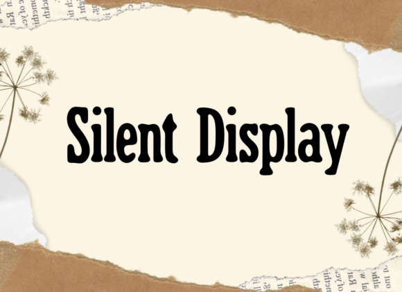 Silent Display: The Playful Typeface That Elevates Campaign Visuals