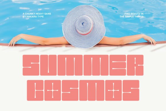 Summer Cosmos: The Retro Display Font That Anchors Bold Brand Identities