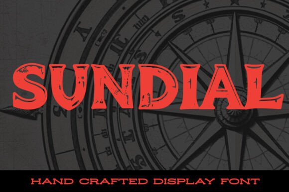 Sundial Font: A Vintage Display Typeface for Authentic Brand Identity