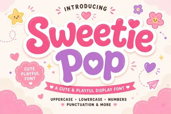 Sweetie Pop: The Bubbly Display Typeface for Modern Web Design