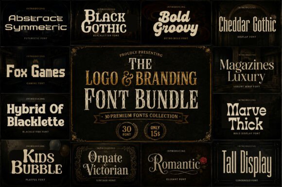 The Logo Branding: A Premium Font for Business Identity