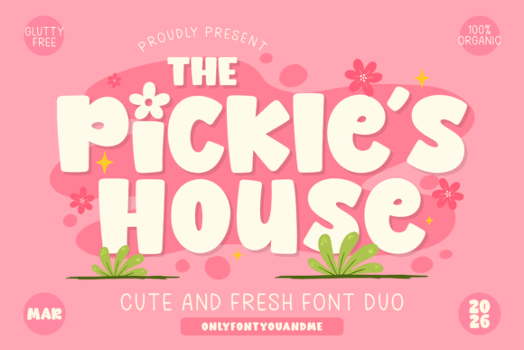 The Pickles House: A Bold Display Typeface for Modern Web Design