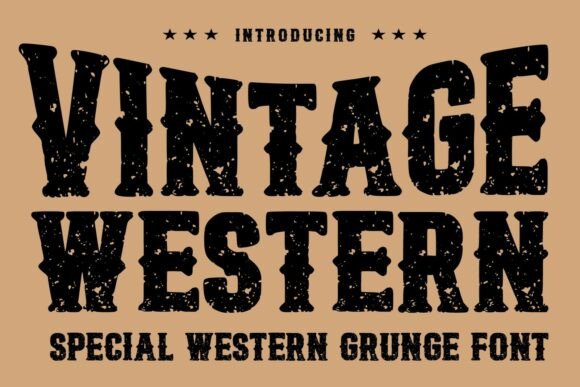 Vintage Western: The Perfect Typeface for Authentic Brand Identity