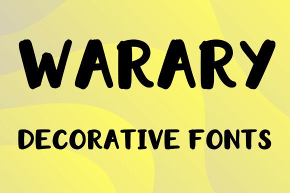 Warary: The Modern Display Typeface for Stronger Brand Identity