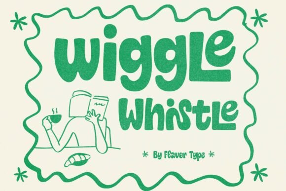 Wiggle Whistle: A Chubby Display Typeface for Playful Branding
