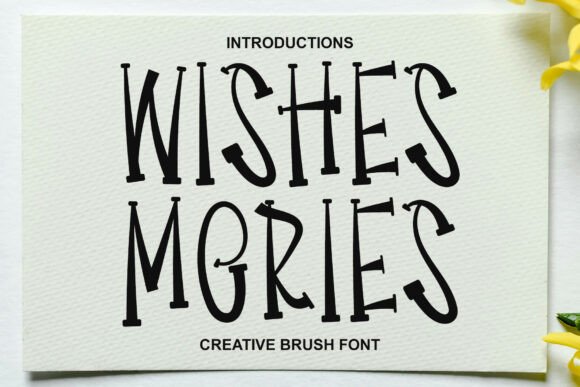Wishes Mories: The Display Typeface That Elevates Small Business Branding